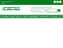 Tablet Screenshot of gilsoncidrim.com.br